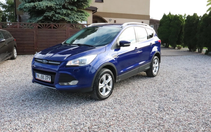 Ford Kuga cena 54950 przebieg: 126452, rok produkcji 2016 z Trzcianka małe 301